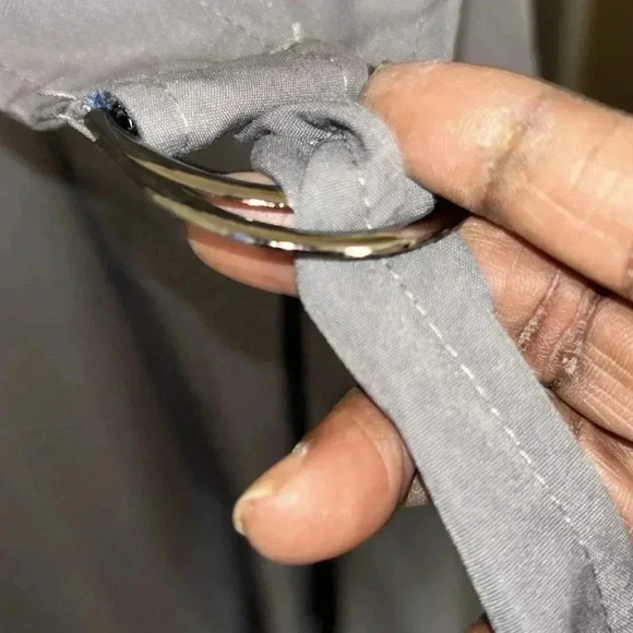 Gray Button-Up Jumpsuit - Picture 7 of 9